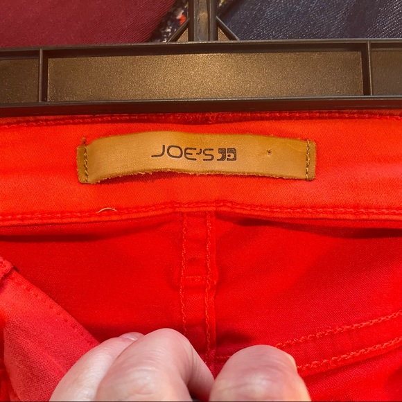 Joe's neon orange midrise skinny jean size 26 - Picture 8 of 8